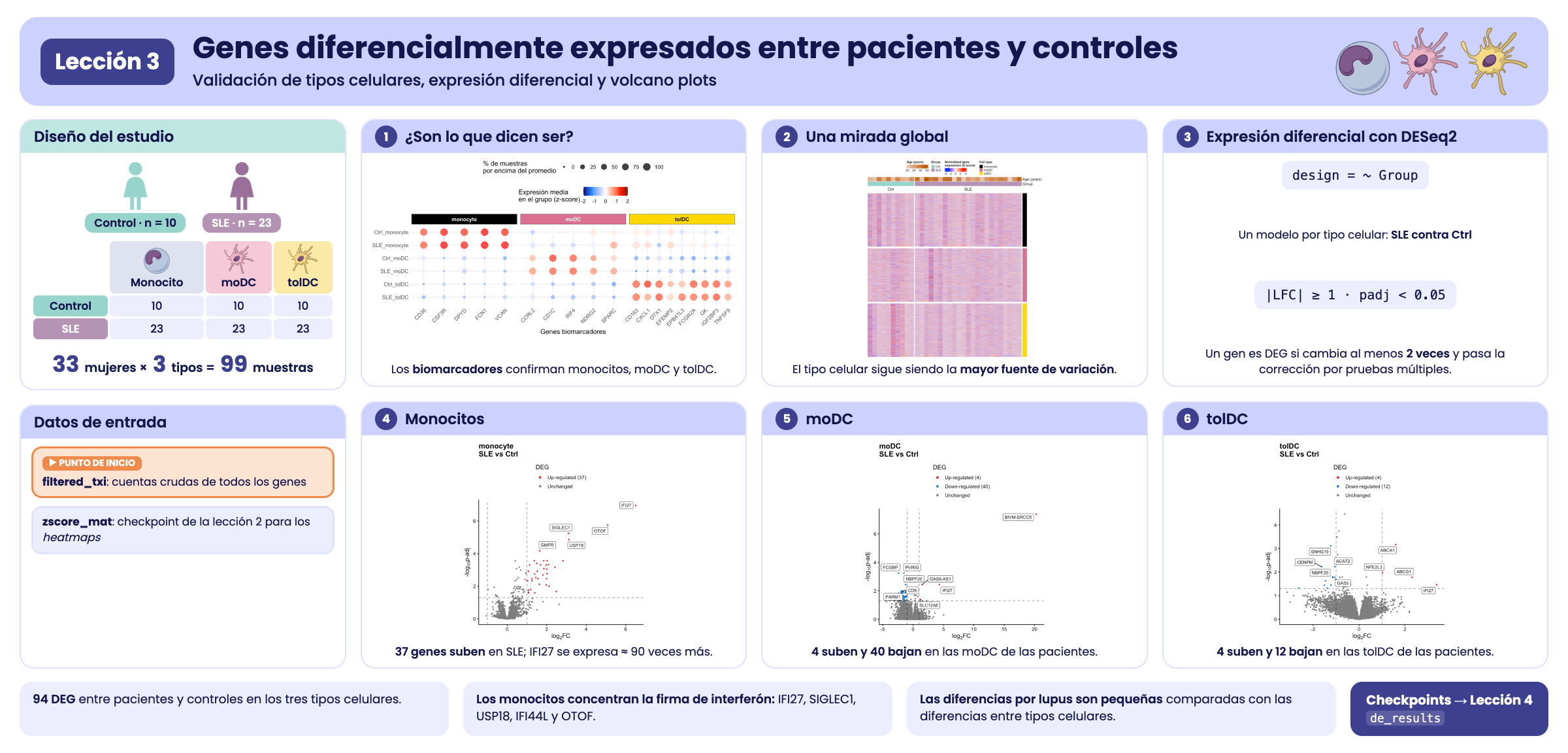 Resumen visual de la lección 3.